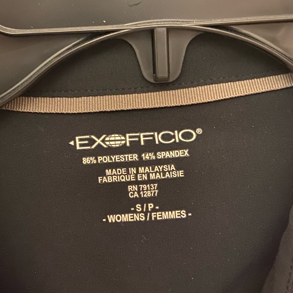 ExOfficio Black Blouse Small - Picture 2 of 6